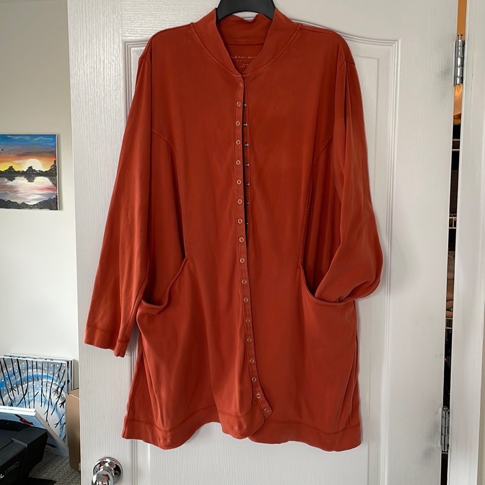 Soft Surroundings pumpkin jacket